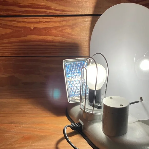 Silver Solar Power Bicycle Lamp - Picture 4 of 4